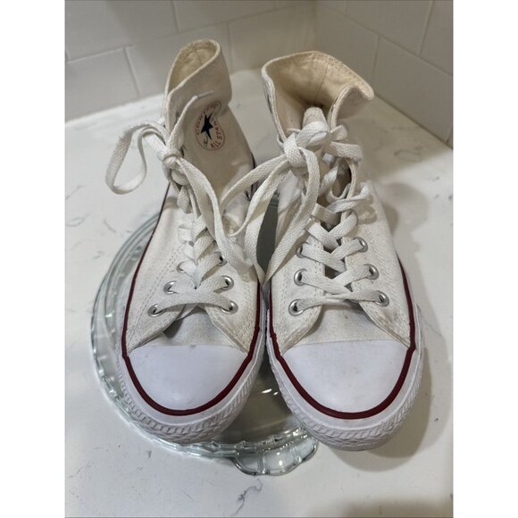 Converse Unisex Chuck Taylor All Star Hi-Top, Optic White, Size M6.5/W8.5 - Picture 2 of 16